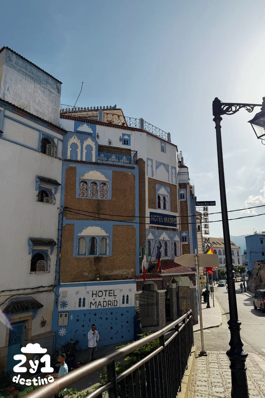 Calle de Chefchaouen a primera hora