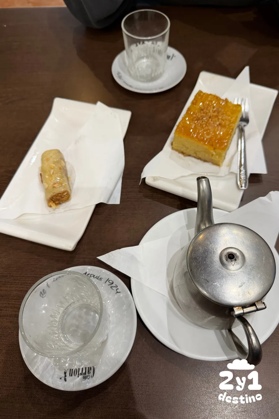 Té Marroquí con dulces típicos